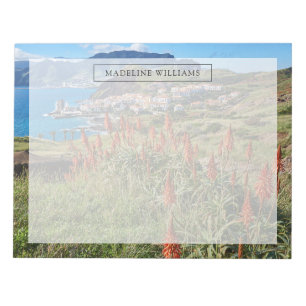 Blumen Madeira Island Portugal Notizblock