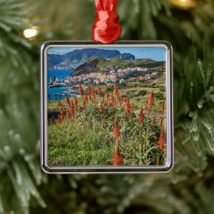 Blumen Madeira Island Portugal Ornament Aus Metall