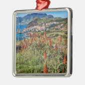 Blumen | Madeira Island Portugal Ornament Aus Metall (Links)