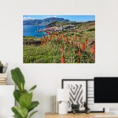 Blumen | Madeira Island Portugal Poster (Heimbüro)