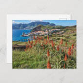 Blumen | Madeira Island Portugal Postkarte (Vorne/Hinten)