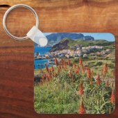 Blumen | Madeira Island Portugal Schlüsselanhänger (Vorderseite)