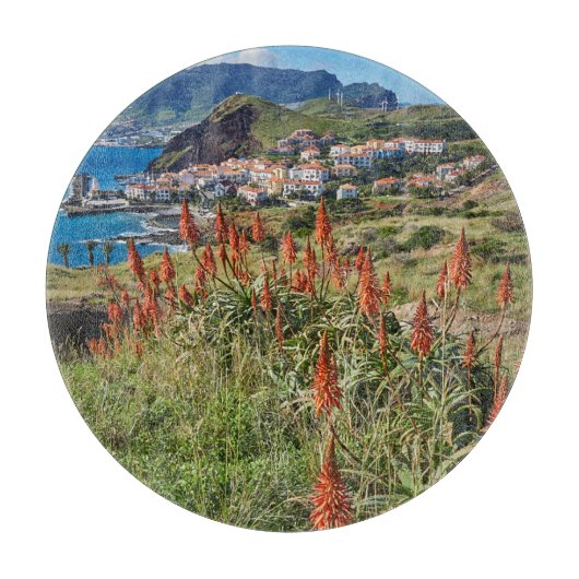 Blumen | Madeira Island Portugal Schneidebrett (Vorderseite)