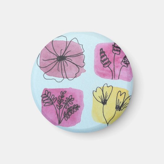 Blumen Magnet (Vorne)