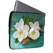 Blumen | Magnolische Blume Laptopschutzhülle (Vorne Rechts)