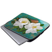 Blumen | Magnolische Blume Laptopschutzhülle (Vorne Knopf)