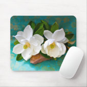 Blumen | Magnolische Blume Mousepad (Mit Mouse)