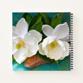 Blumen | Magnolische Blume Notizblock (Rückseite)