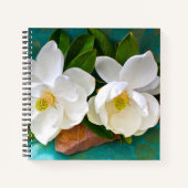 Blumen | Magnolische Blume Notizblock (Vorderseite)