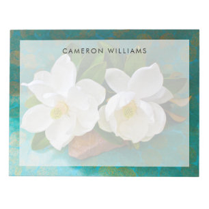 Blumen Magnolische Blume Notizblock