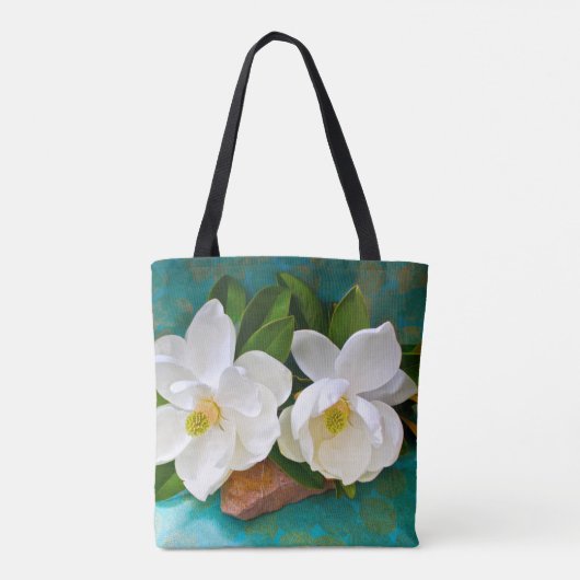 Blumen | Magnolische Blume Tasche (Rückseite)