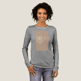 Blumen-Mal-T-Shirt Tri-Blend Shirt