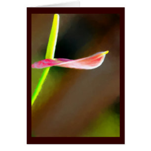 Blumen-Malerei-Karte