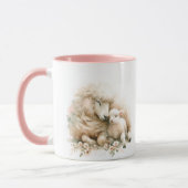 Blumen-Mama-Lamm-Tasse Muttertagsgeschenk Tasse (Links)