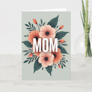 Blumen-Mama-Liebeskarte Karte