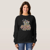 Blumen-Mama, Muttertagsgeschenk Sweatshirt (Vorne ganz)