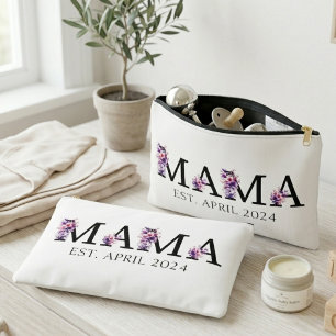 Blumen-Mama Neuer-Mutter-Text Zubehörtasche