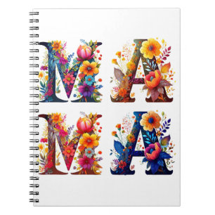 Blumen-MAMA Notizblock