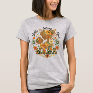 Blumen-Mama Retro-Ästhetik  - Vintage T-Shirt