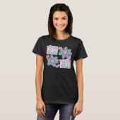 Blumen-Mama-Shirt T-Shirt (Vorne ganz)