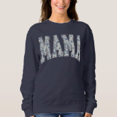 Blumen-Mama Sweatshirt (Vorderseite)
