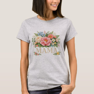 Blumen-Mama-T-Shirt T-Shirt