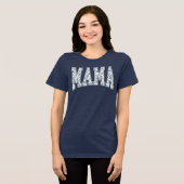 Blumen-Mama Tri-Blend Shirt (Vorderseite voll)