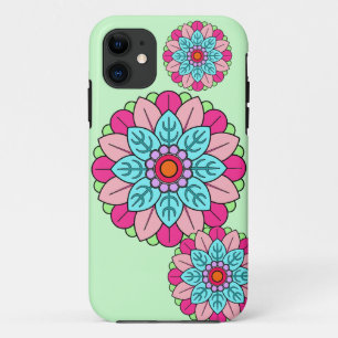 Blumen Mandala iPhone 11 Hülle