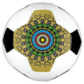 Blumen-Mandala Nahtlos Fußball (Gedreht)