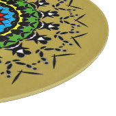Blumen-Mandala Nahtlos Schneidebrett (Ecke)