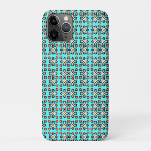 Blumen-Mandala-Nahtloses Muster Case-Mate iPhone Hülle (Rückseite)