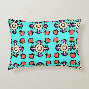 Blumen-Mandala-Nahtloses Muster Dekokissen