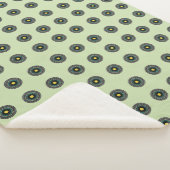 Blumen-Mandala-Nahtloses Muster Sherpadecke (3/4)