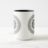 Blumen-Mandala-Tasse Tasse (Zentrum)