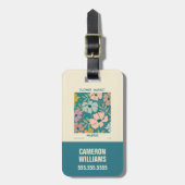 Blumen Market Madrid Print Gepäckanhänger (Vorderseite vertikal)