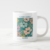 Blumen Market Madrid Print Jumbo-Tasse (Rechts)