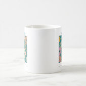 Blumen Market Madrid Print Kaffeetasse (Mittel)