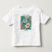 Blumen Market Madrid Print Kleinkind T-shirt (Vorderseite)