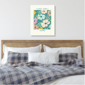 Blumen Market Madrid Print Leinwanddruck (Insitu (Schlafzimmer))