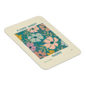 Blumen Market Madrid Print Magnet (Rechte Seite)