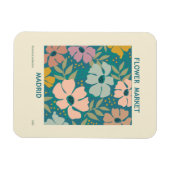Blumen Market Madrid Print Magnet (Horizontal)