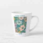 Blumen Market Madrid Print Milchtasse (Rechts)