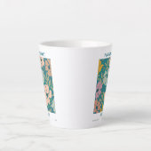 Blumen Market Madrid Print Milchtasse (Vorderseite)