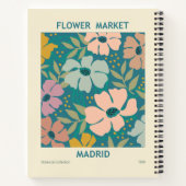 Blumen Market Madrid Print Notizblock (Rückseite)