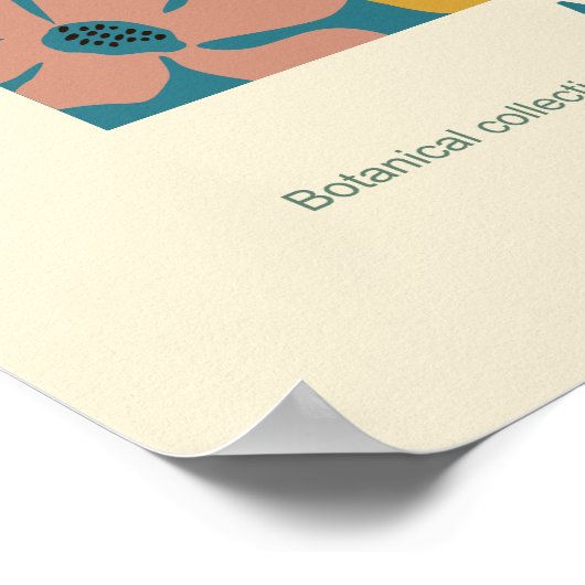 Blumen Market Madrid Print Poster (Ecke)