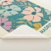 Blumen Market Madrid Print Sherpadecke (3/4)