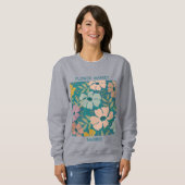 Blumen Market Madrid Print Sweatshirt (Vorne ganz)