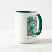 Blumen Market Madrid Print Tasse (VorderseiteRechts)
