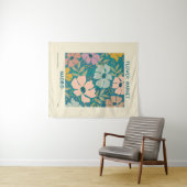 Blumen Market Madrid Print Wandteppich (Beispiel (Horizontal))