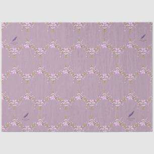 Blumen mauve Mel Mae Schmidt Stationery Seidenpapier